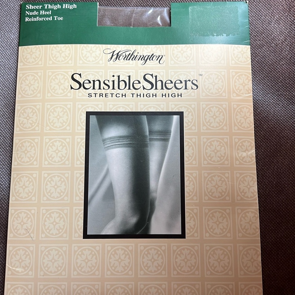 Sheer thigh highs
